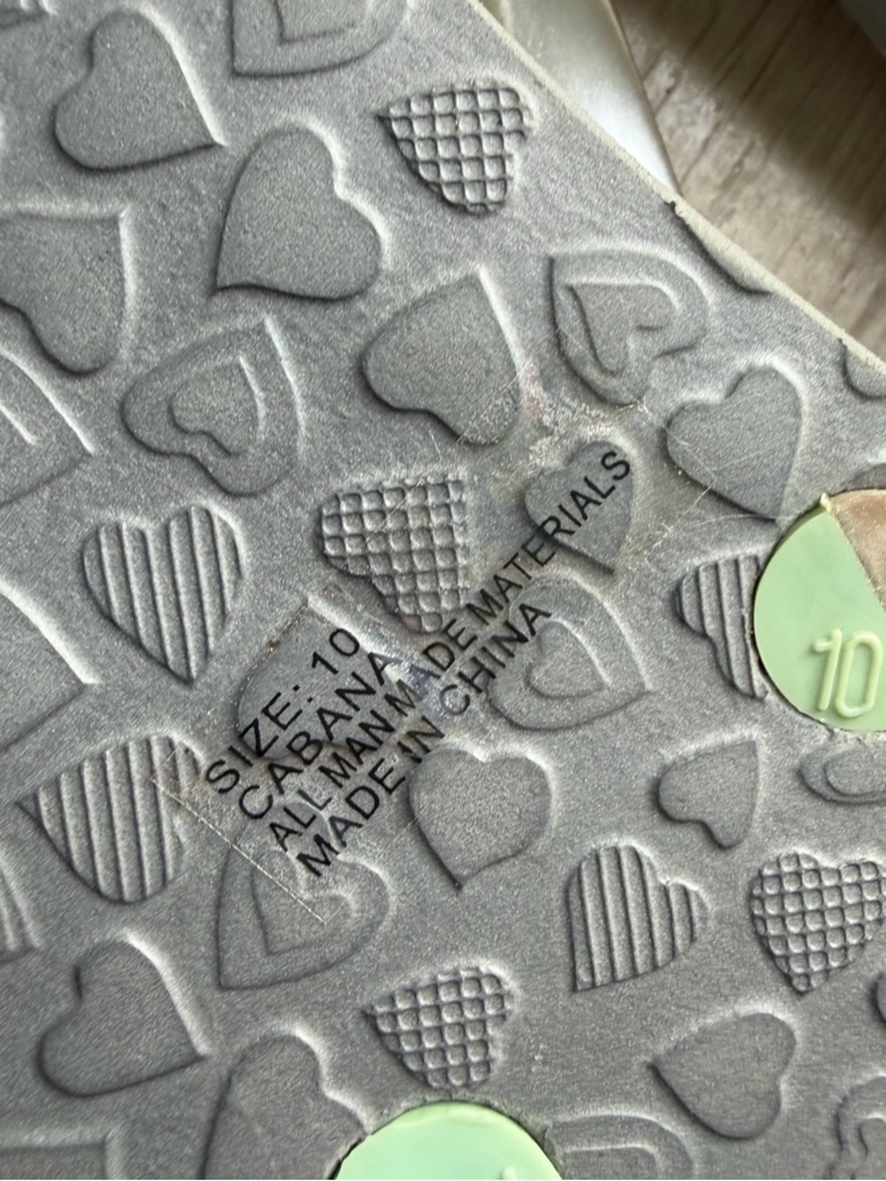 Brighton Mint Strap Multicolor Striped Flip Flops - Picture 5 of 5